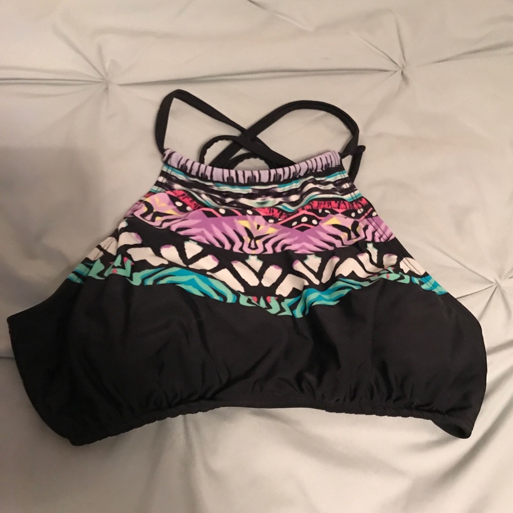 High neck bikini top